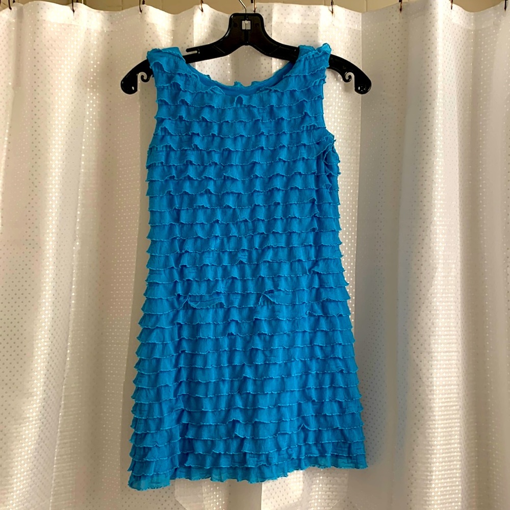 Fun Bouncy Blue Dress!